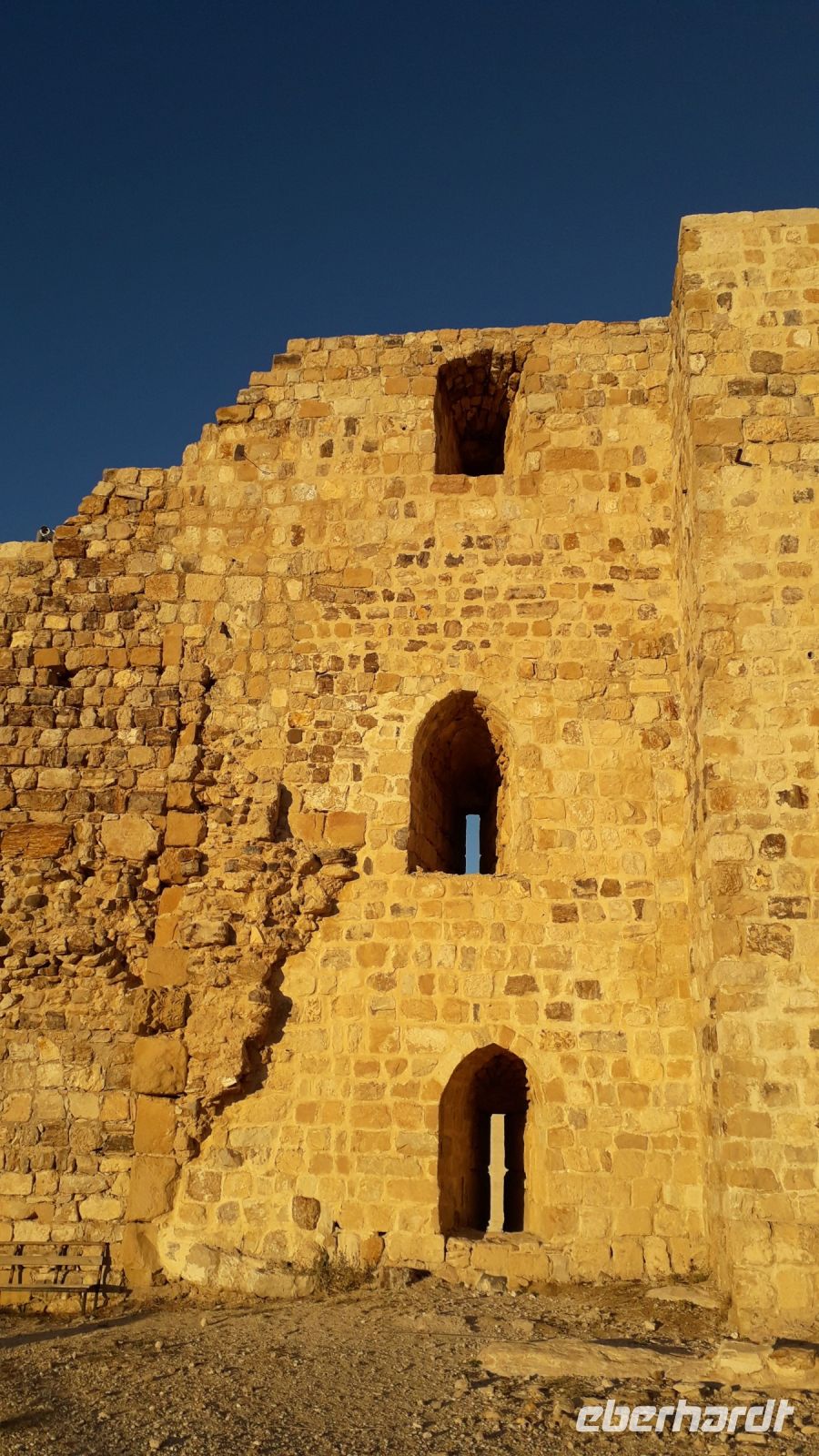 Die Kreuzritterburg in Kerak