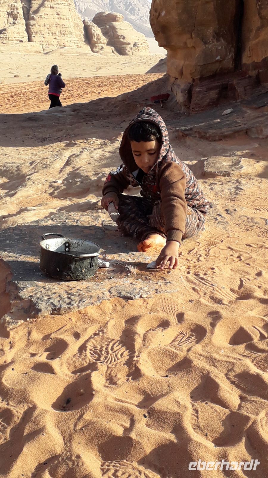 Beduinenkind im Wadi Rum