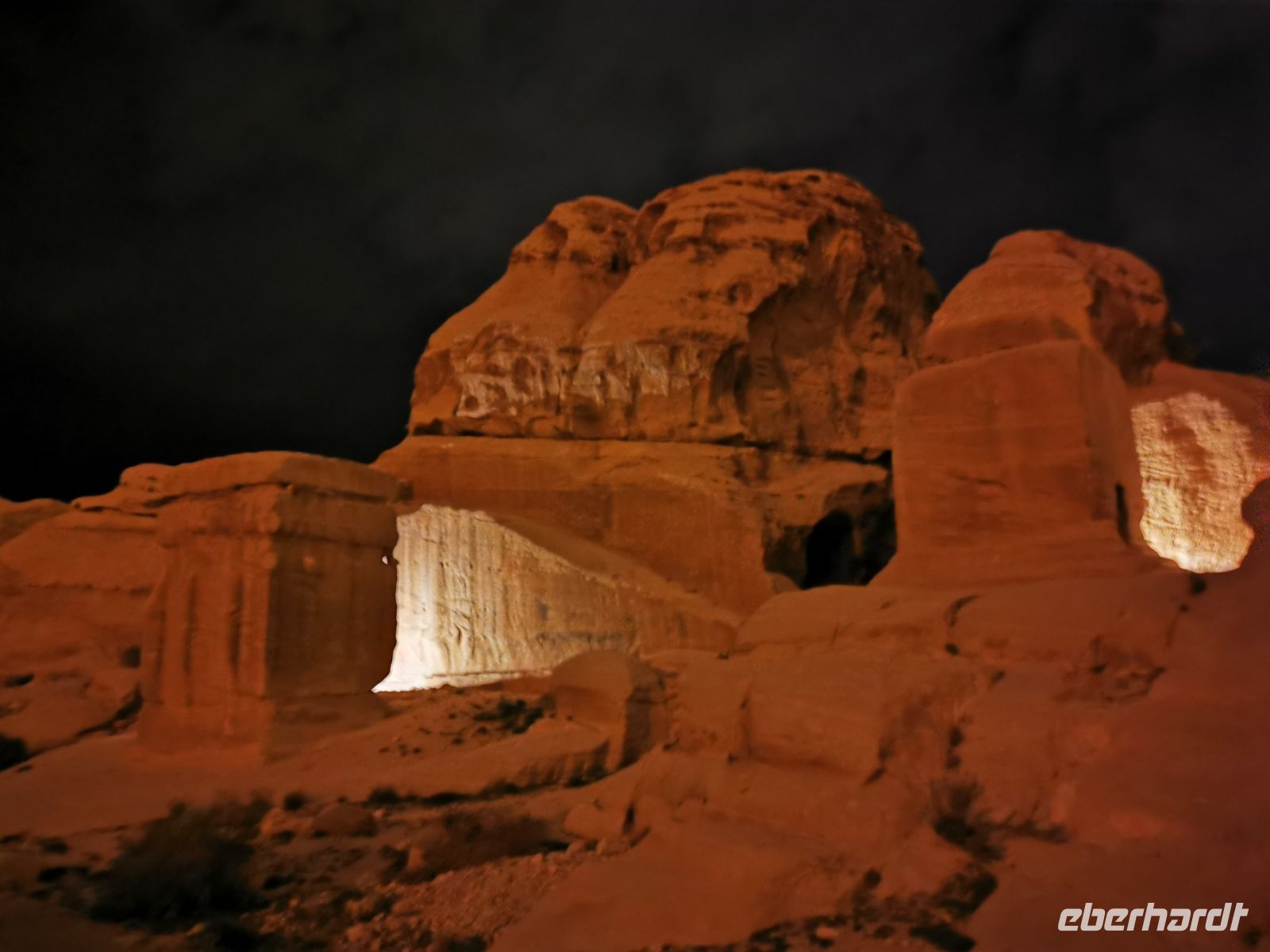 Tag 4 13.03.2023 Petra by night