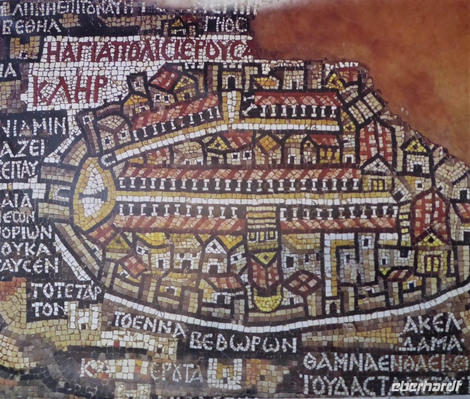 Tag 4 13.03.2023 Madaba, St. Georg, Mosaik