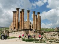 Artemisheiligtum in der römischen Siedlung in Jerash