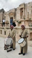 Im Amphitheater von Jerash ist die Akustik besonders eindrucksvoll