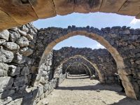 Der einstige Pferdestall im Wüstenschloß Qasr al Azad