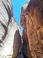 Der Siq, die Schlucht vor der Felsenstadt