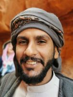 Ein Jordanier im Wadi Rum