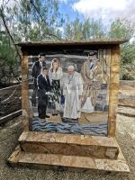 Mosaik des Papstbesuches in Bethanien
