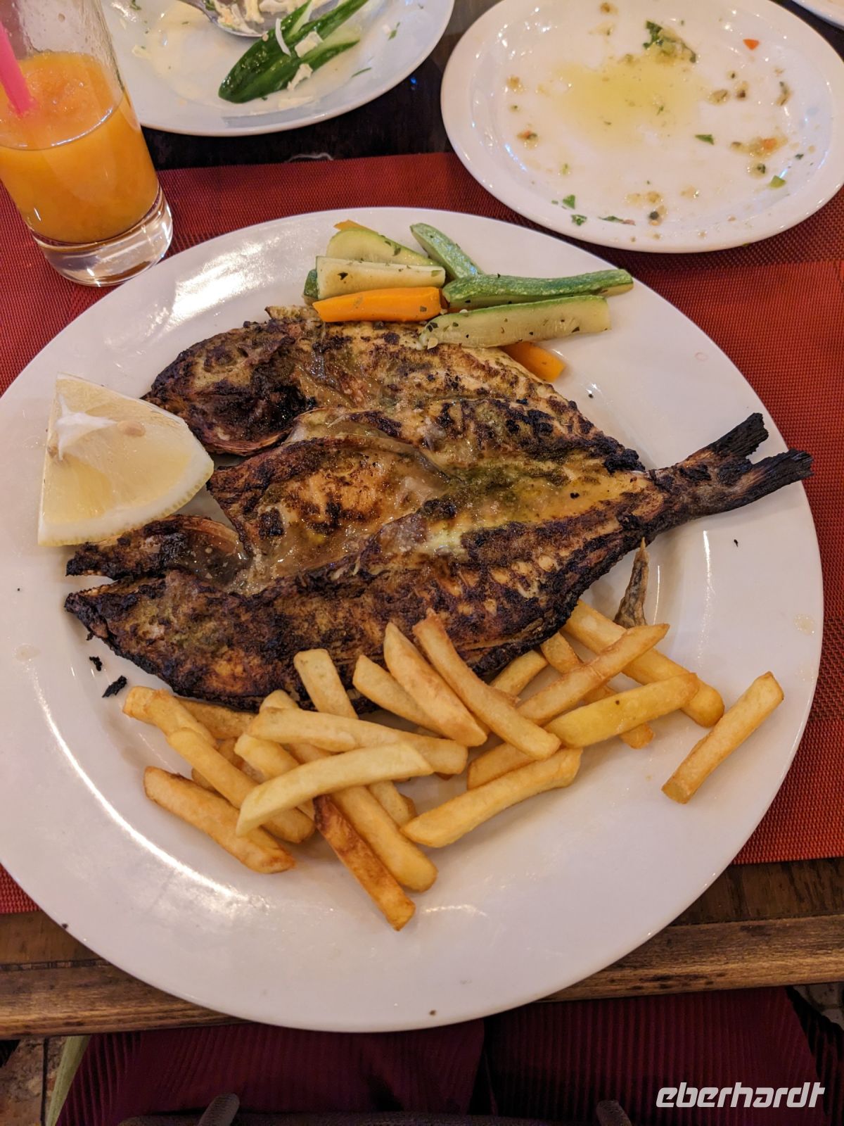 34. Abendessen im Papaya Restaurant Aqaba