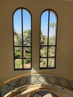 Ausführliche Rundreise im Königreich Jordanien - Blick durchs Hotelfenster zum Toten Meer