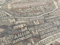 Ausführliche Rundreise im Königreich Jordanien - Die Mosaik-Landkarte in der St.Georgkirche von Madaba