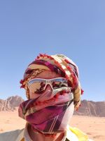 Verkleidung im Sandsturm