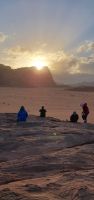 Sonnenuntergang im Wadi Rum
