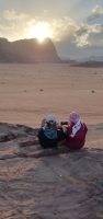 Sonnenuntergang im Wadi Rum