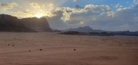 Sonnenuntergang im Wadi Rum