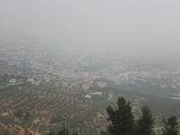 Ajlun - Blick von der Burg auf den Ort