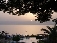 Sonnenuntergang am Toten Meer