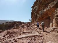 Abstieg vom Opferplatz in Petra