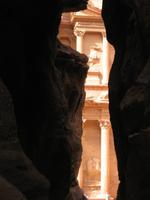 Am Ausgang des Sik - Felsenstadt Petra