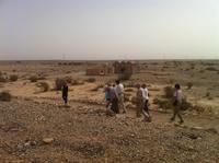 auf dem Weg zum Wüstenschloss