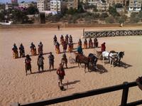 Schlussbild der Schauspieler