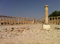 der ovale Platz in Jerash