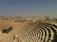 Blick auf das neue Jerash