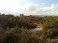 das riesige Gelände der Baptism Site