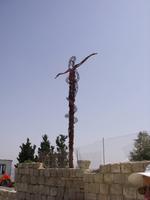 eisernes Kreuz auf dem berg Nebo