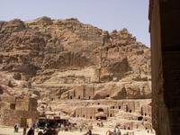 kleine Gräber für das einfache Volk in Petra