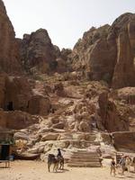 Weg hoch zum Opferplatz in Petra