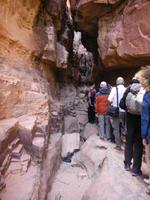 Schlucht mit Wandmalerei