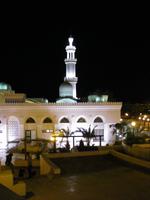 Hussein-Moschee am Abend