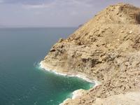 die Küste des Toten Meeres