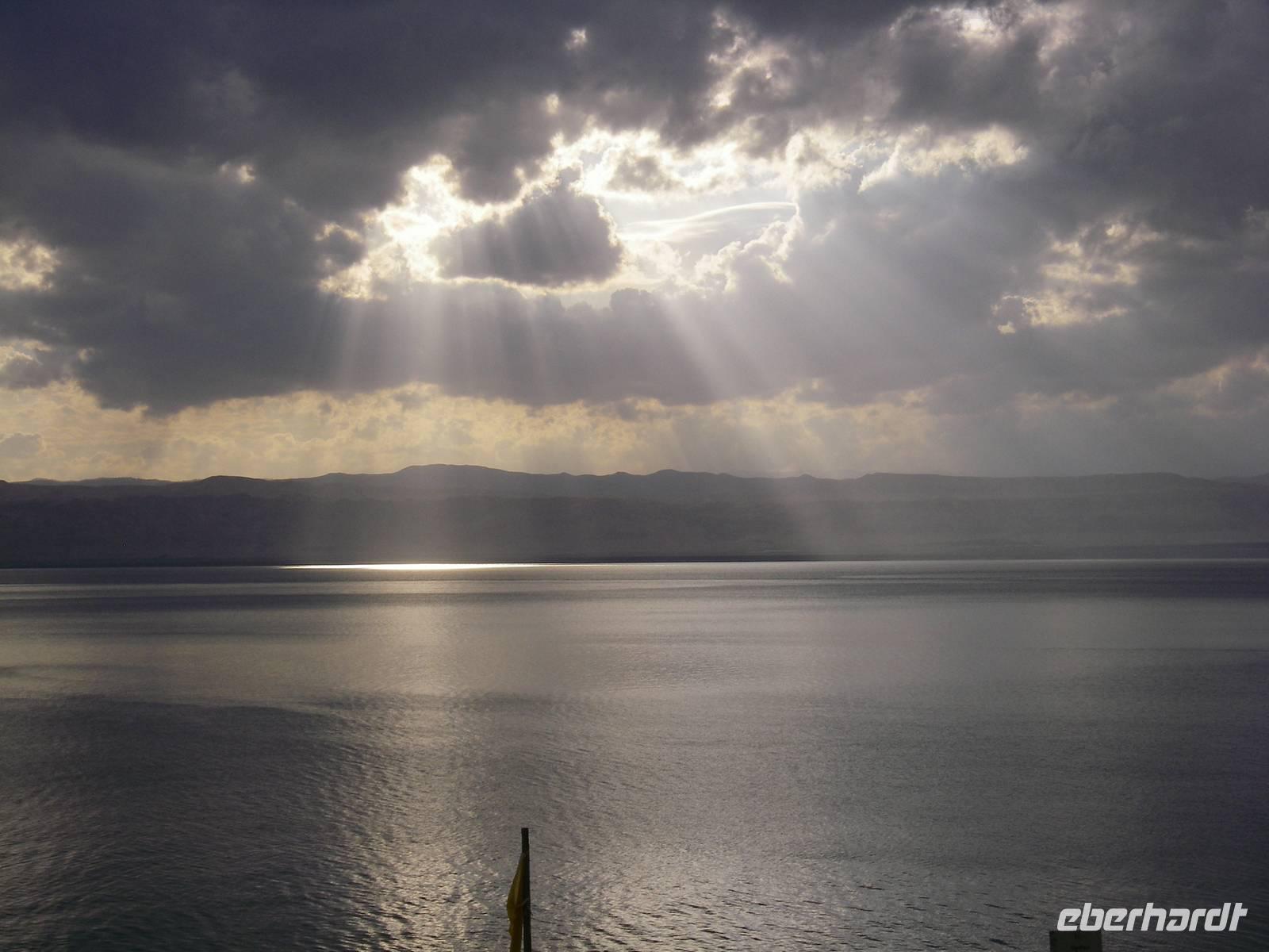 fantastischer Blick auf das Tote Meer