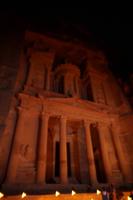 Schatzhaus bei Petra by night (Fotografin: Evelyn Gradt)