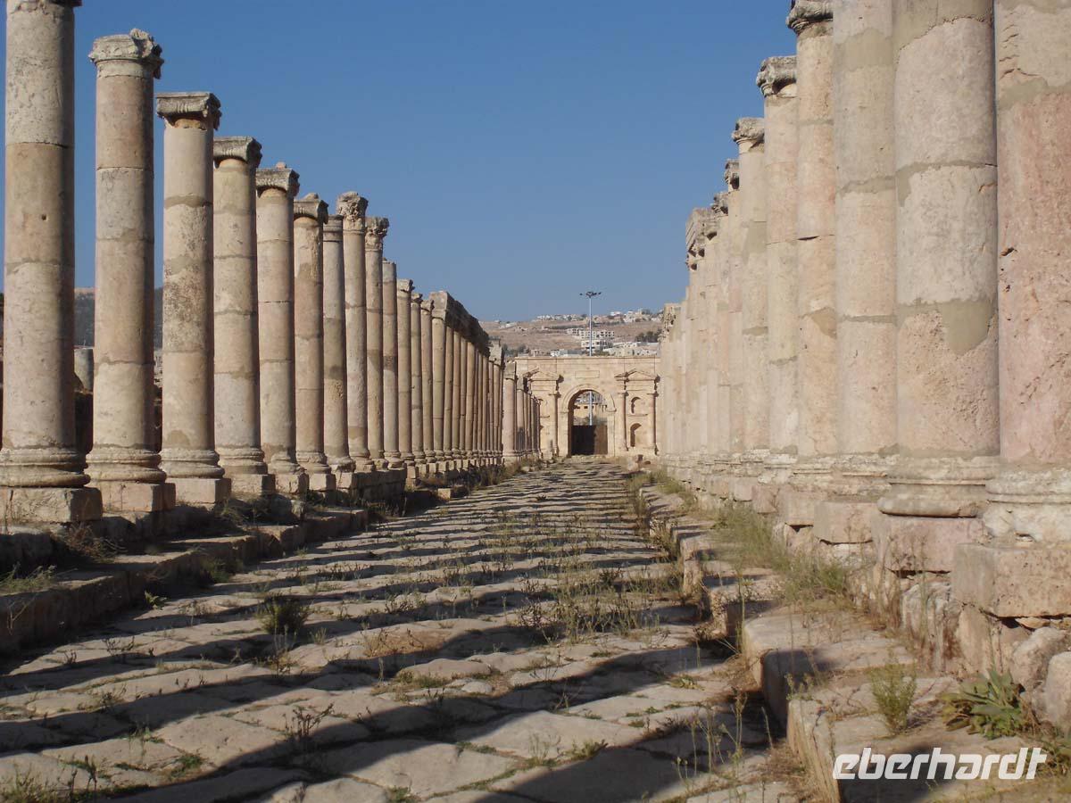 Cardo  in Jerash