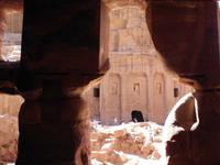 Blick zum Soldatengrab in Petra