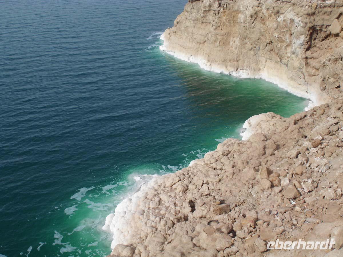 Salzufer am toten Meer