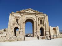 Jerash: das Hadrian Tor