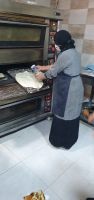 Bäckerei unterwegs, Fladenbrot auf heissen Steinen gebacken