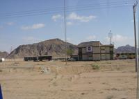 Bahnhof im Wadi Rum
