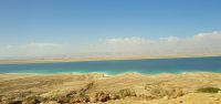 Blick über das Tote Meer nach Israel