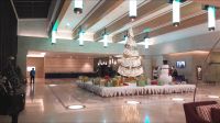 Die Lobby des Hilton Hotels 