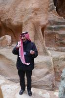 Guide Mahmoud in der Schlucht von Petra