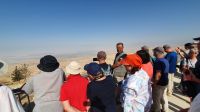 Jordanien, Berg Nebo , wir blicken ins 