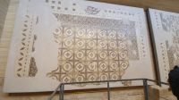 Jordanien, Berg Nebo, Mosaike in der Moseskirche