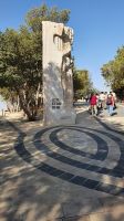 Jordanien, Berg Nebo, um Andenken an den Pabstbesuch