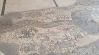 Jordanien, Madaba, Palästina Karte in der St.Georgskirche