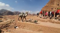 Jordanien, Petra, Aufstieg zum Urnengrab