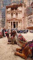 Jordanien, Petra, am Schatzhaus