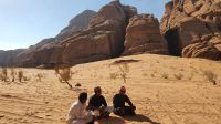 Jordanien, unsere Jeep Fahrer im Wadi Rum